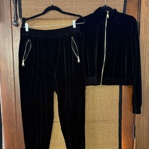 Black Velvet Women's Tracksuit
